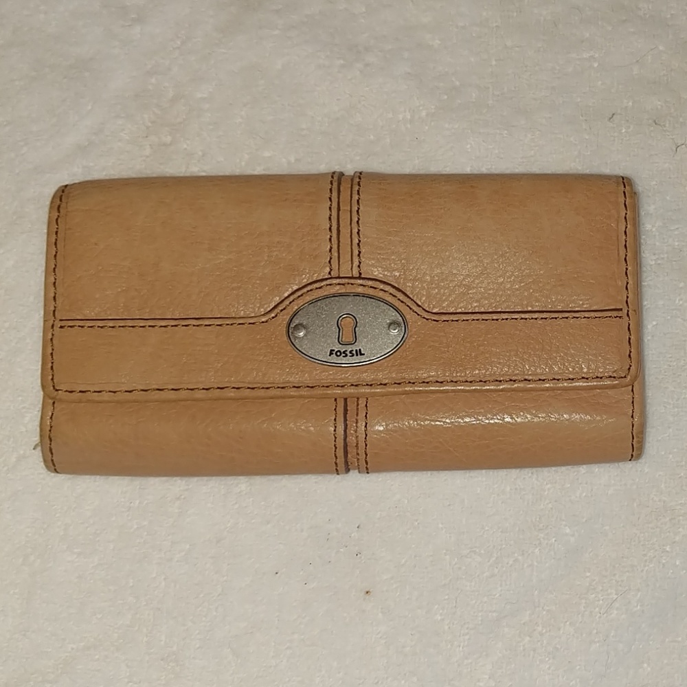 Fossil leather wallet